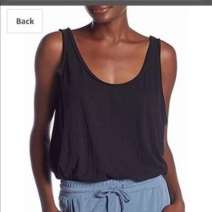 Free People Bodysuit Black 100% Cotton